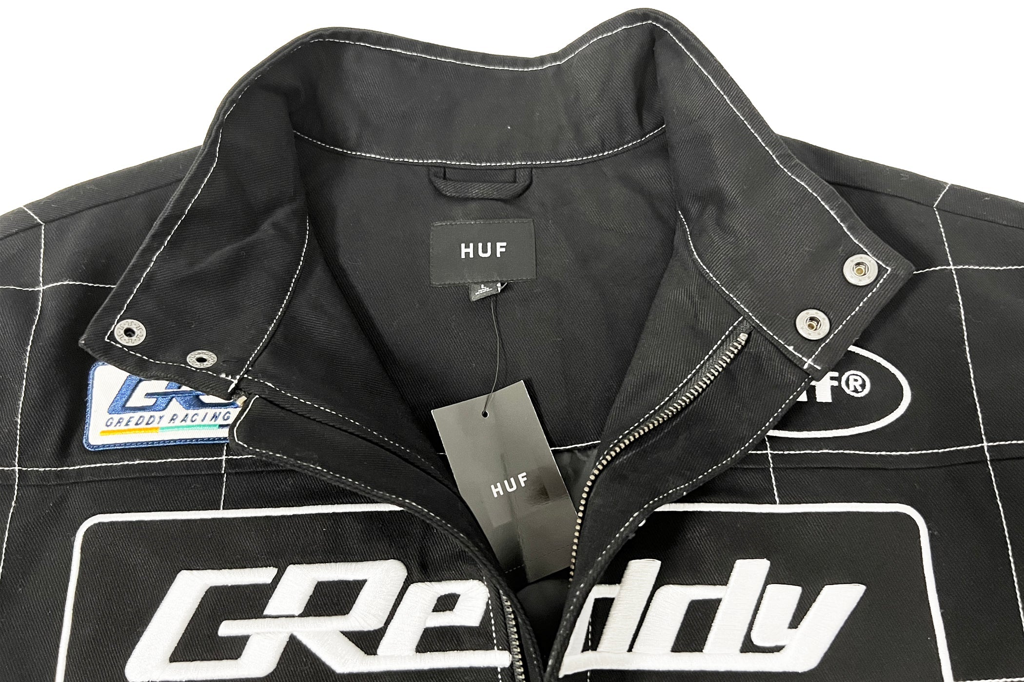 HUF x GReddy Racing Team Jacket - Black