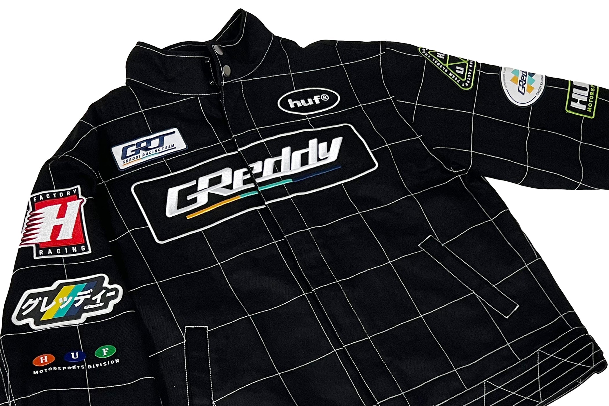 HUF x GReddy Racing Team Jacket - Black