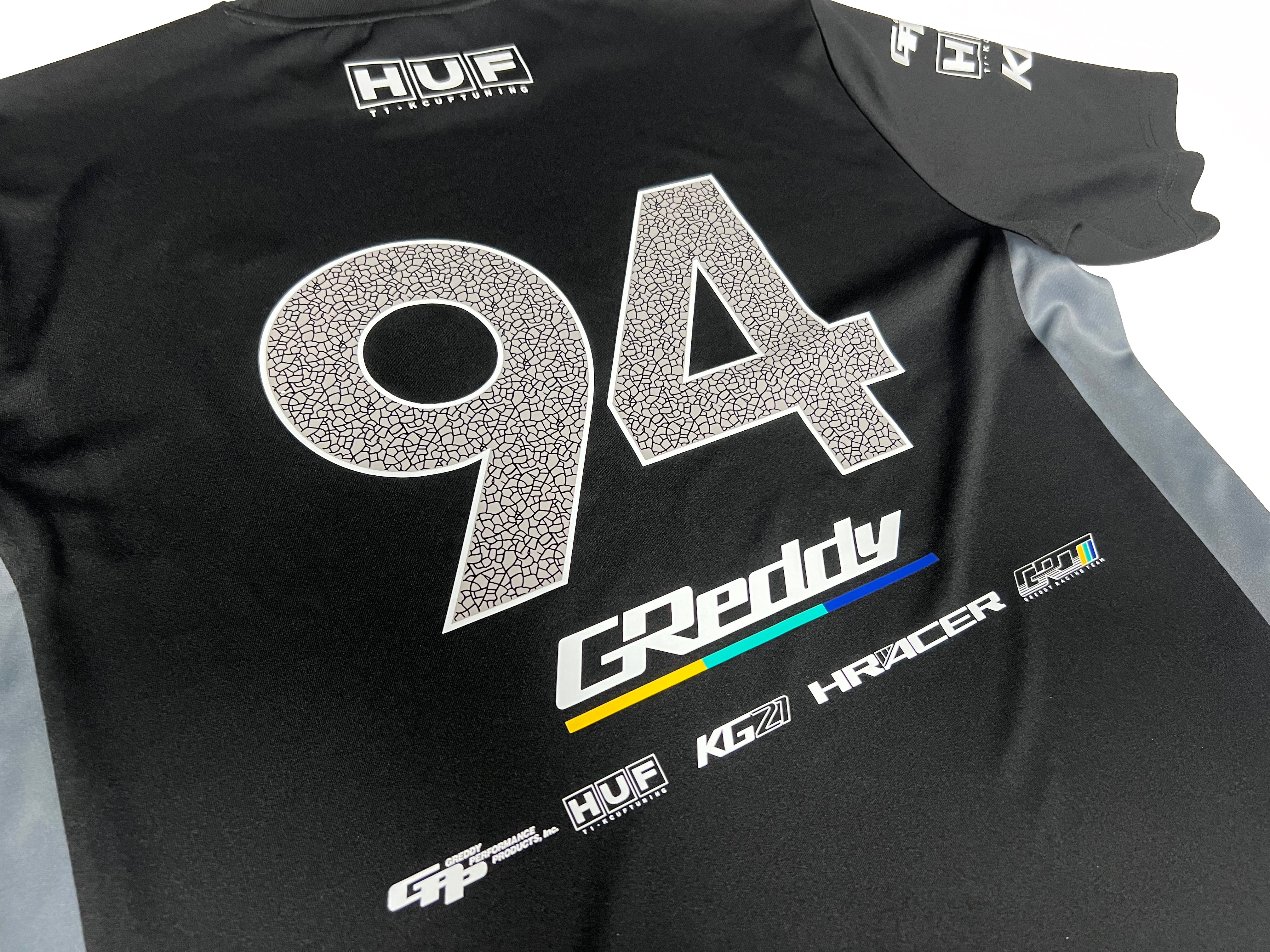 HUF x GReddy Formula Jersey - Black