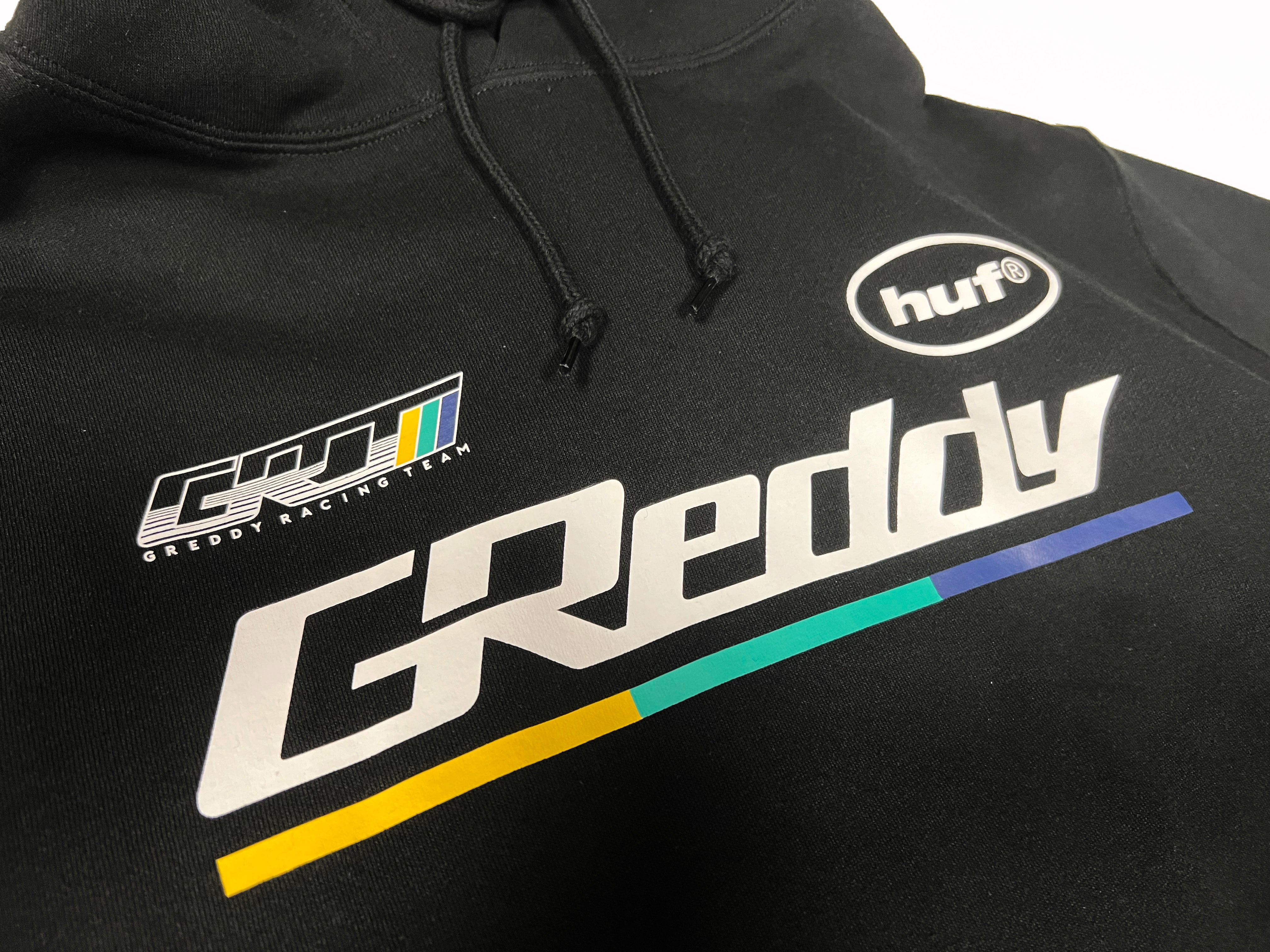 HUF x GReddy Drift Pullover- Black