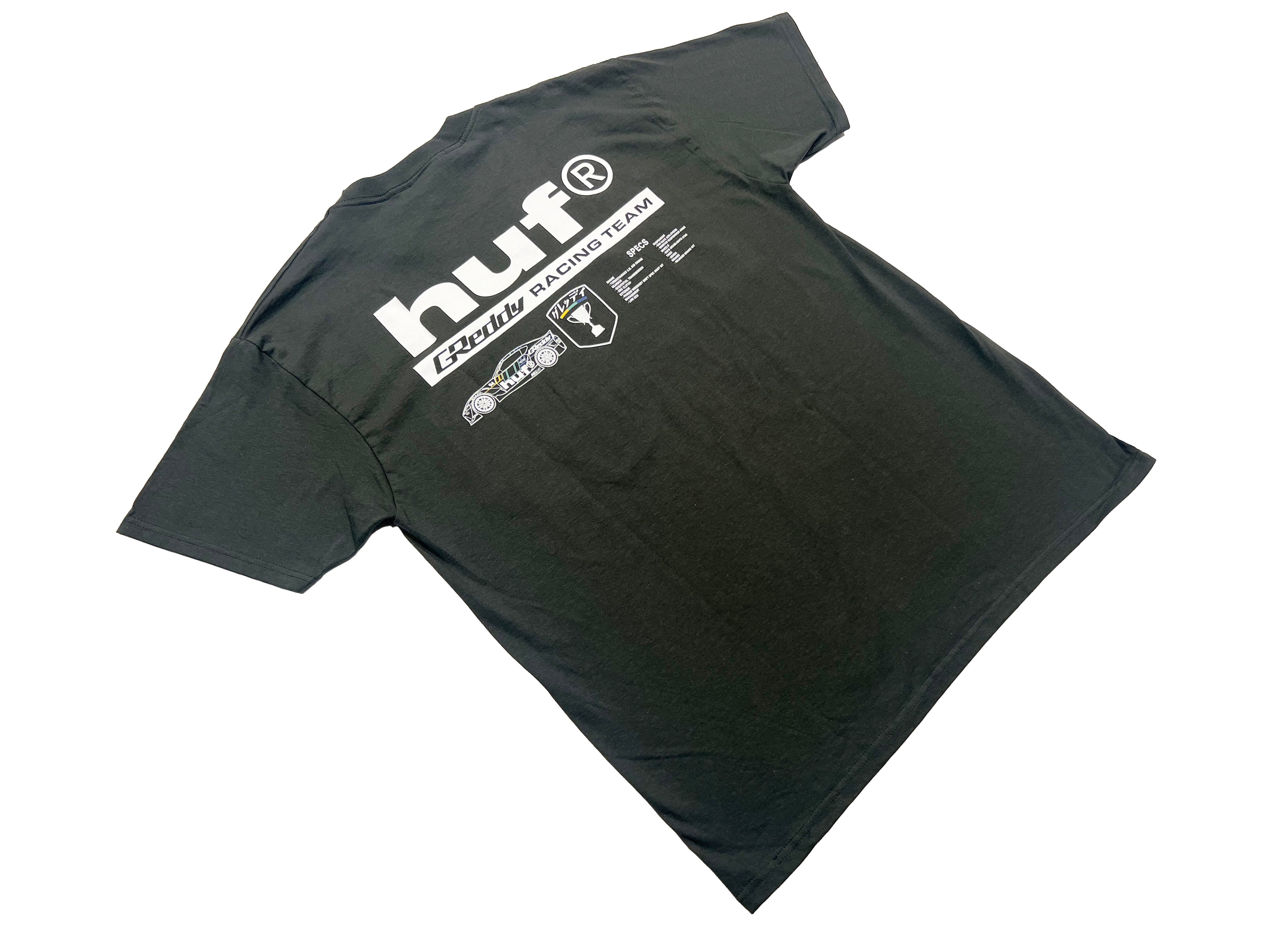 HUF x GReddy Racing Performance (oversized) Tee - Washed Black