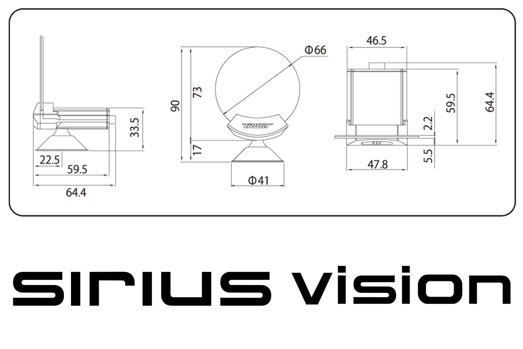 GREDDY SIRIUS OBD SET (VISION) - (16001750)