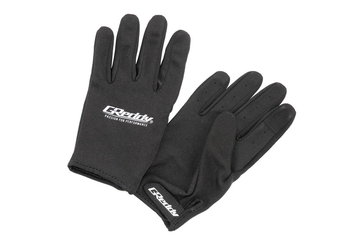 JDM GReddy "Passion for Performance" Mechanic's Gloves - Black