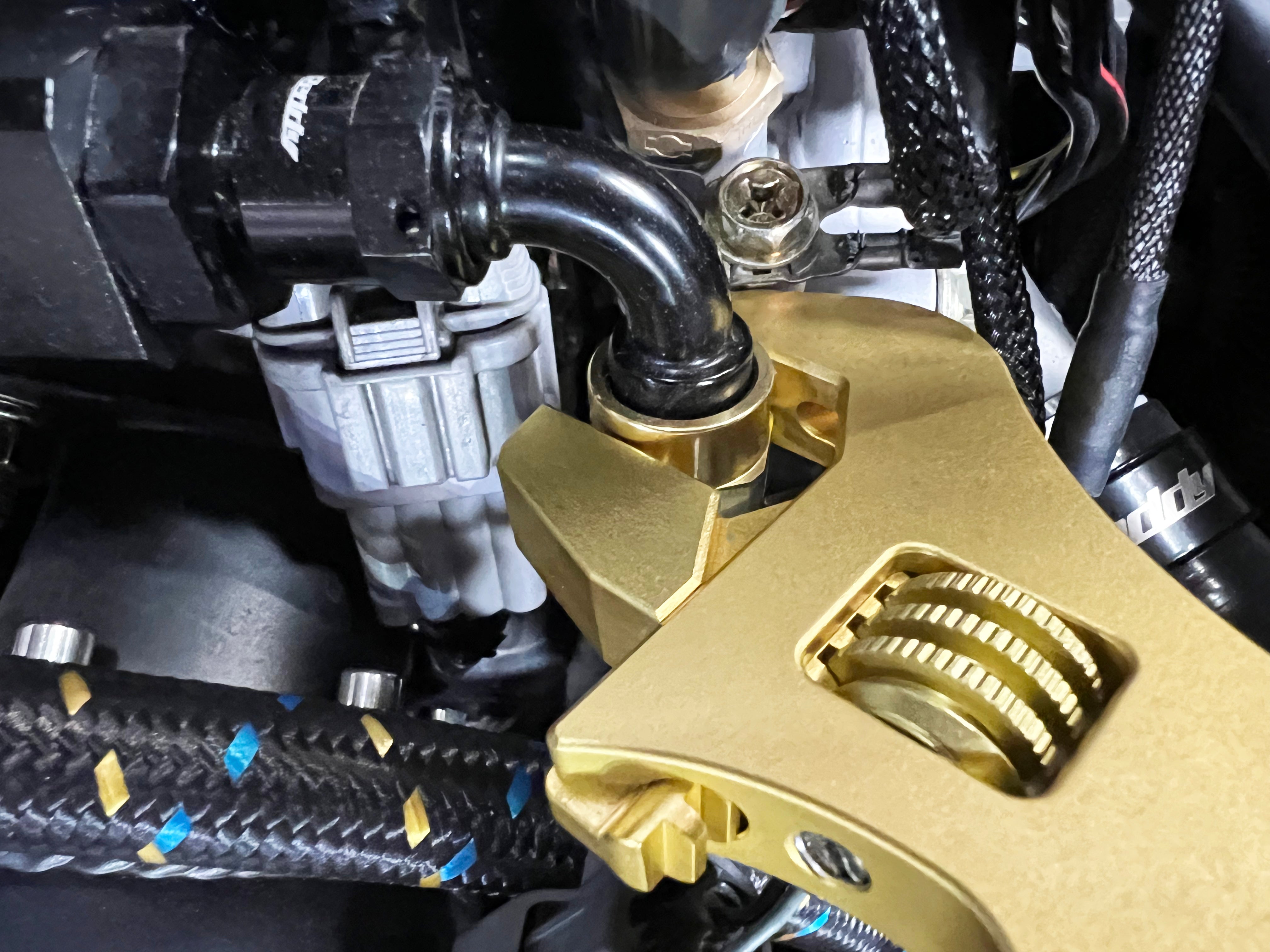 GReddy Adjustable AN Wrench V3 - Gold Anodized