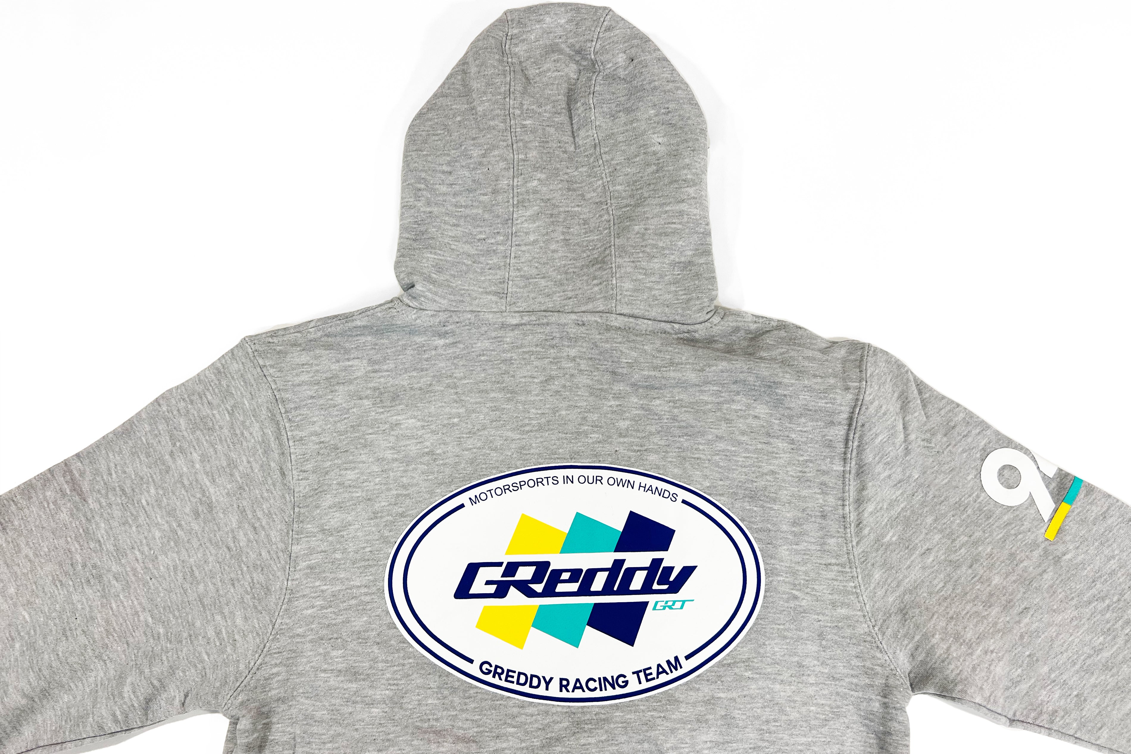 GReddy Racing Team Oval Logo Pullover Hood - Heather