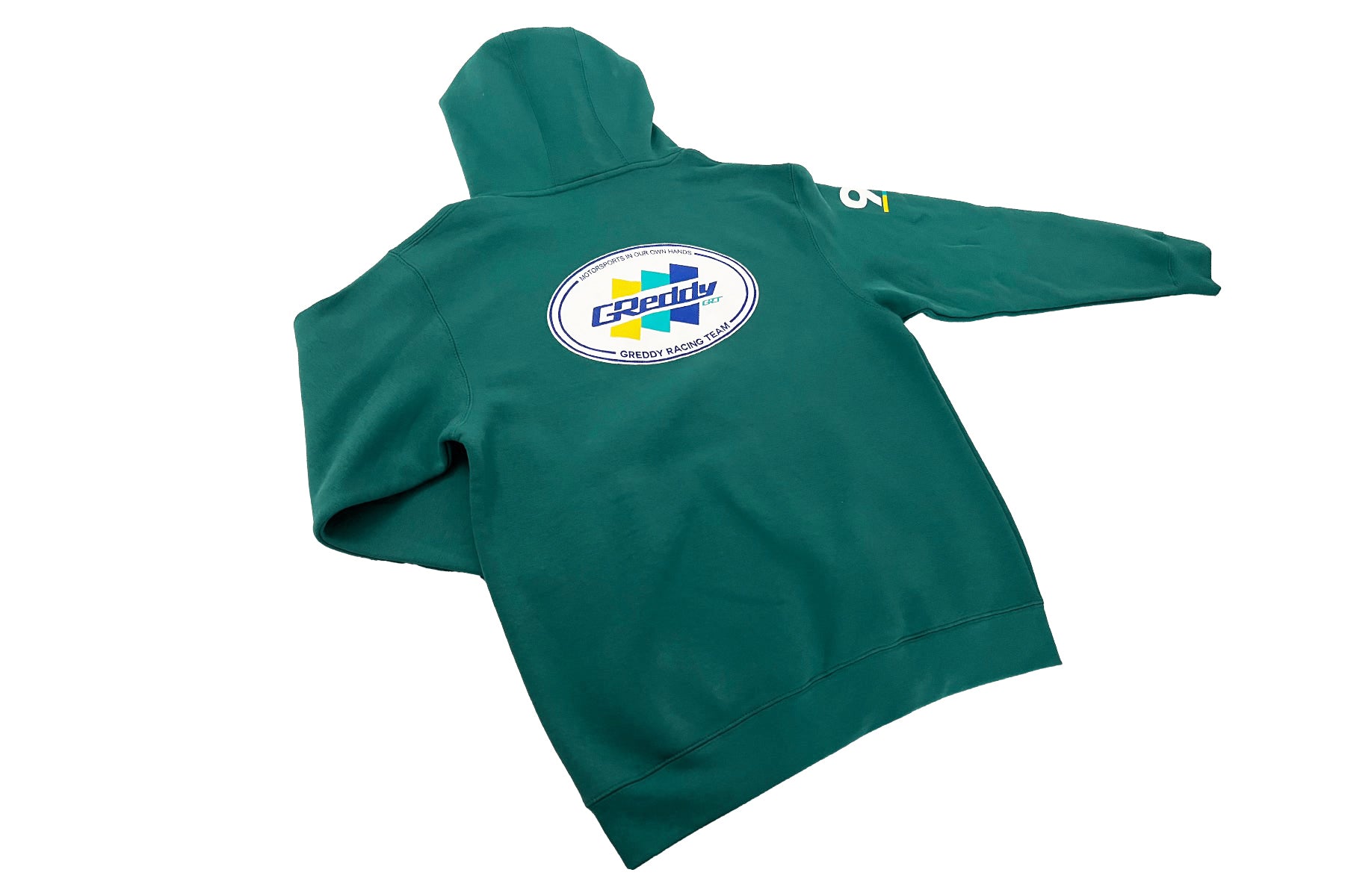 GReddy Racing Team Oval Logo Pullover Hood - Teal Green