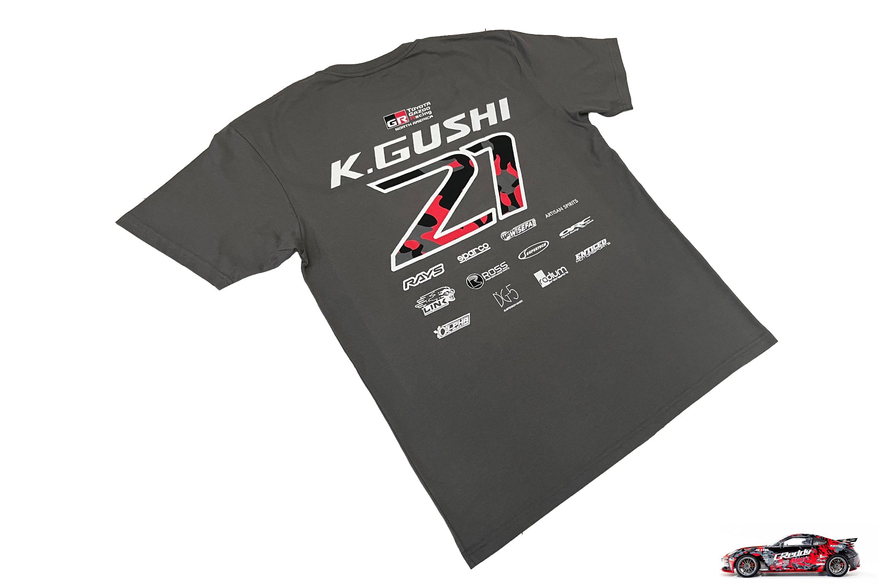 2024 K.Gushi Team Tee(s) - Grey