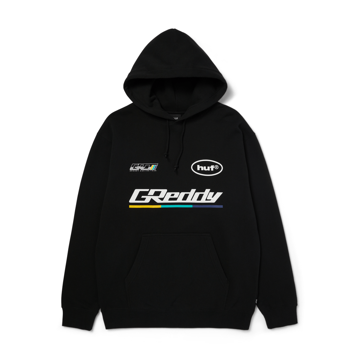 HUF x GReddy Drift Pullover- Black