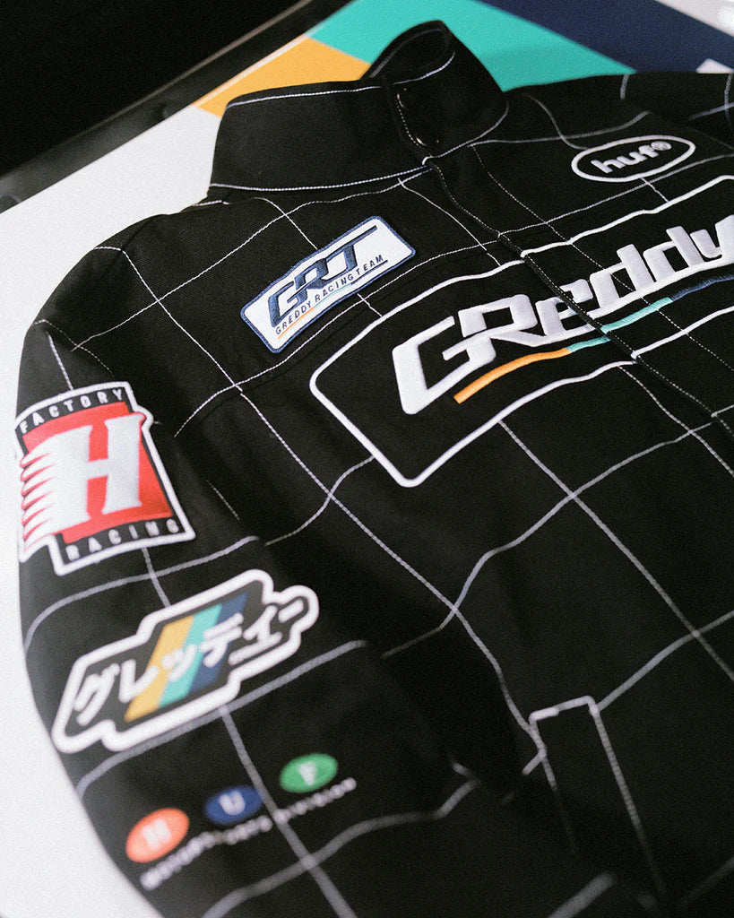 HUF x GReddy Racing Team Jacket - Black