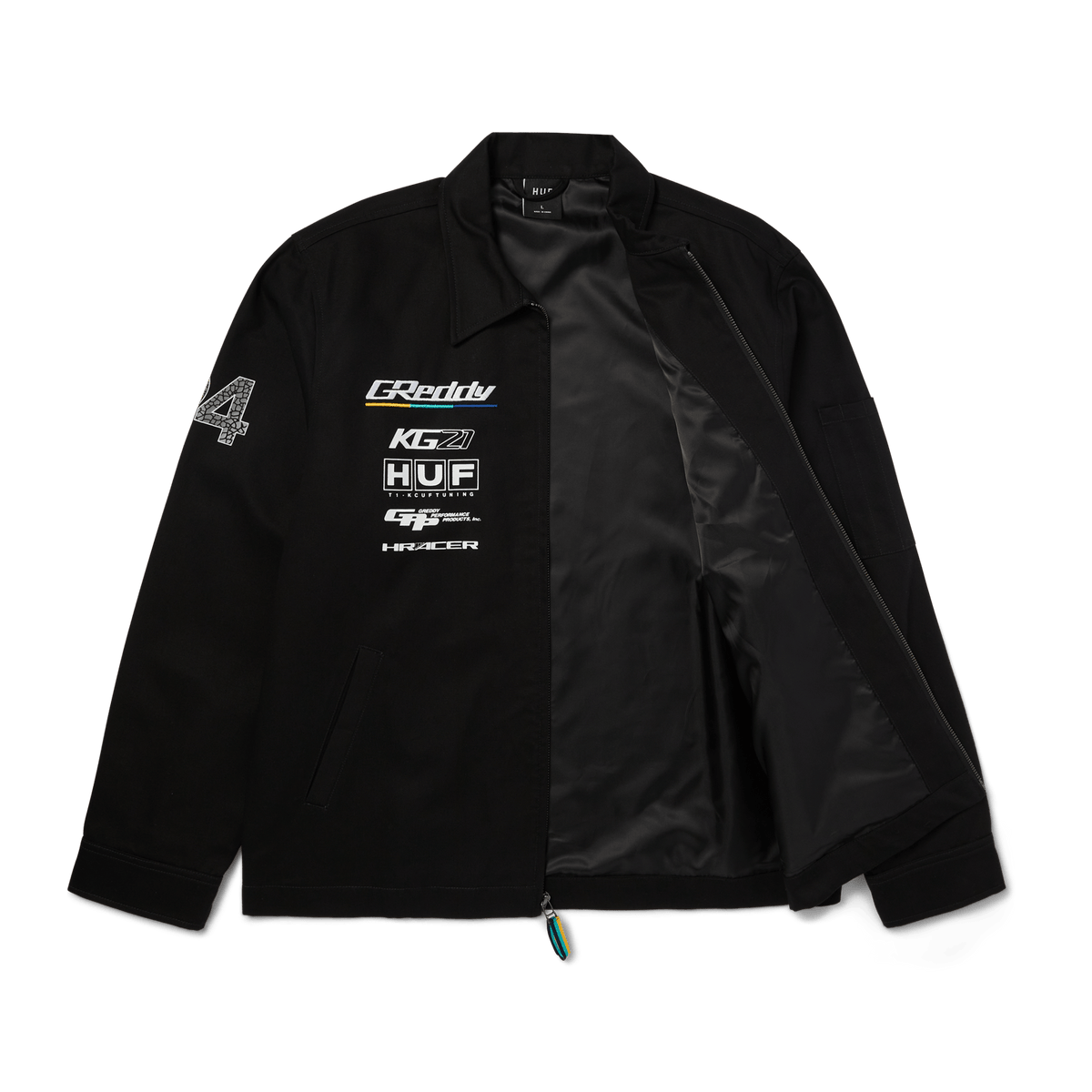 HUF x GReddy Performance Formula Jacket - Black