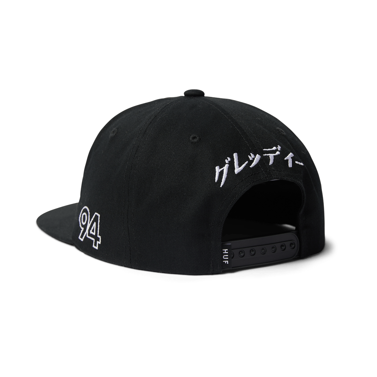 HUF x GReddy Formula Snapback Hat Black