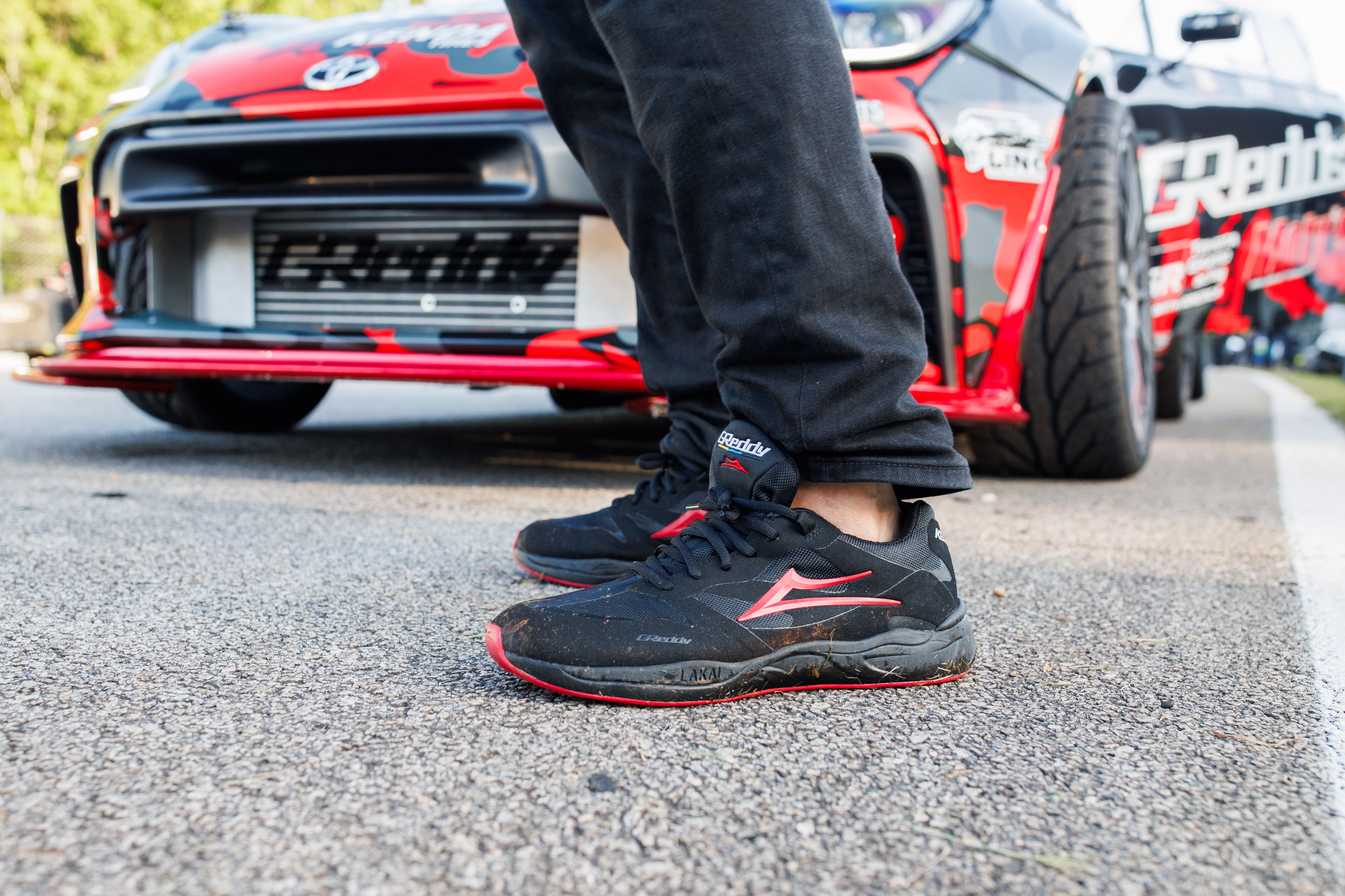 Lakai Ltd. x KG21 GReddy Racing EVO 2.0 - Blk/Red  (Limited Stock - Releasing Online 11/18/24 12noon PST)