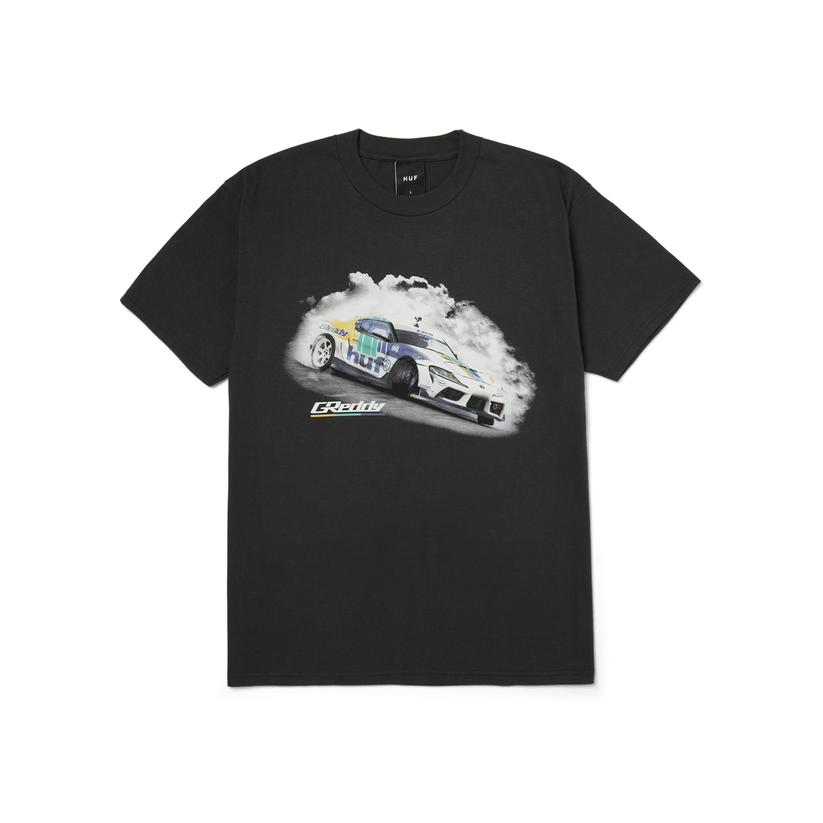 HUF x GReddy Racing Performance (oversized) Tee - Washed Black