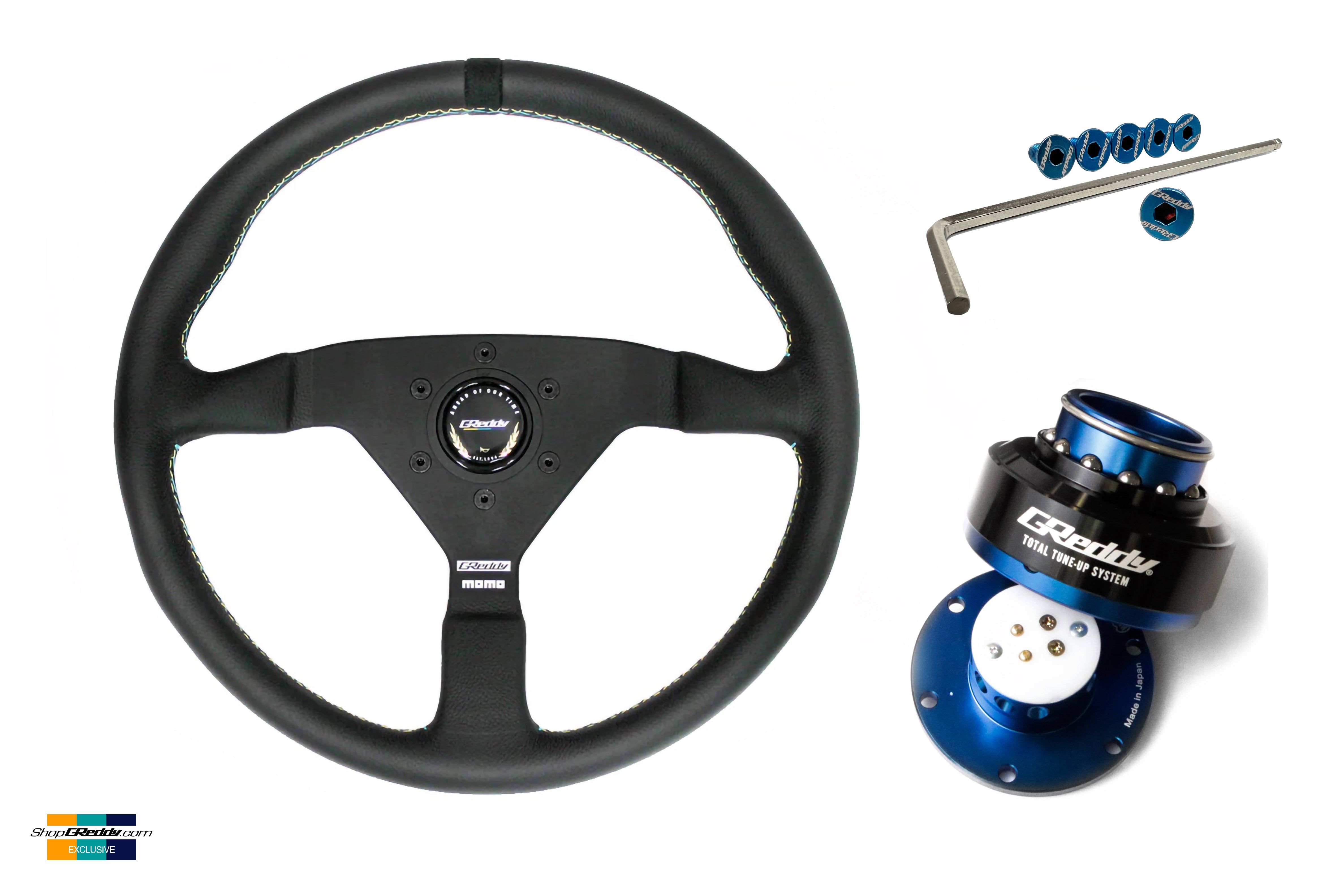 GReddy MOMO Montecarlo Steering Wheel (350mm)