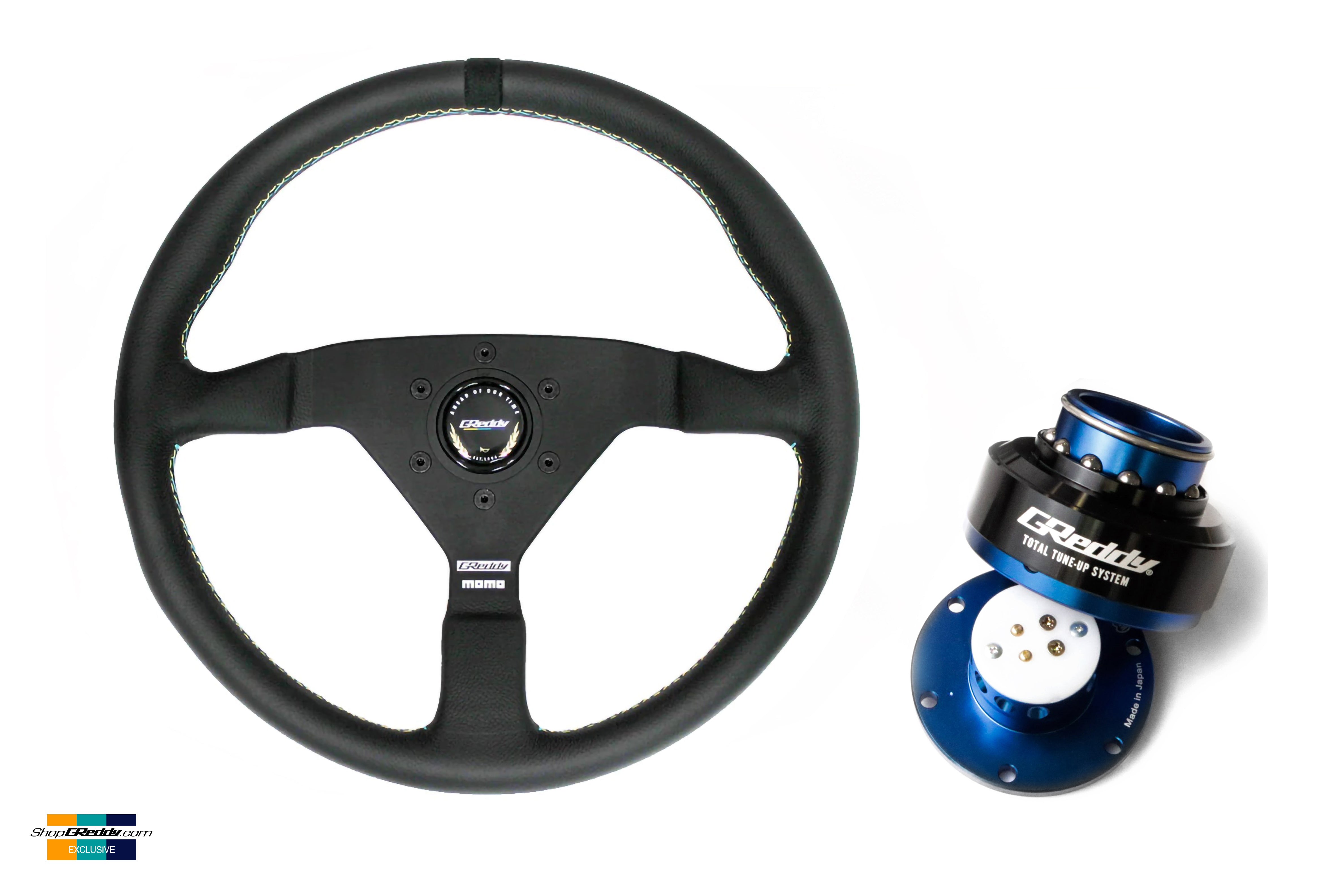 GReddy MOMO Montecarlo Steering Wheel (350mm)