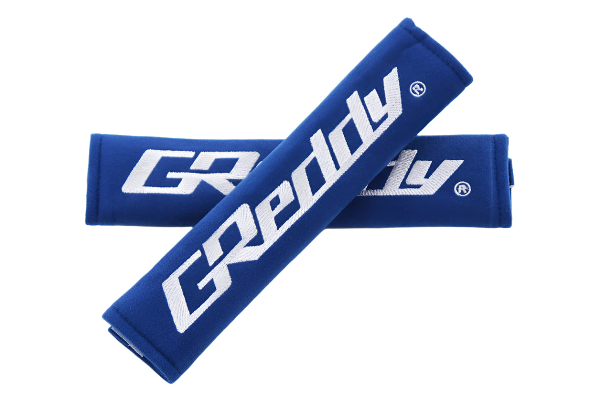 GREDDY SEAT BELT SHOULDER PADS - BLUE - (18001989)